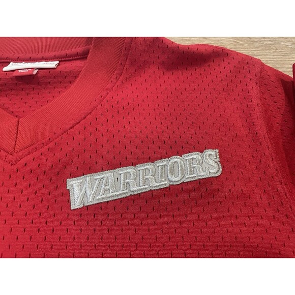 Mitchell & Ness Golden State Warriors Red Shoe Palace 25 NBA Jersey Men’s Medium - Picture 3 of 9